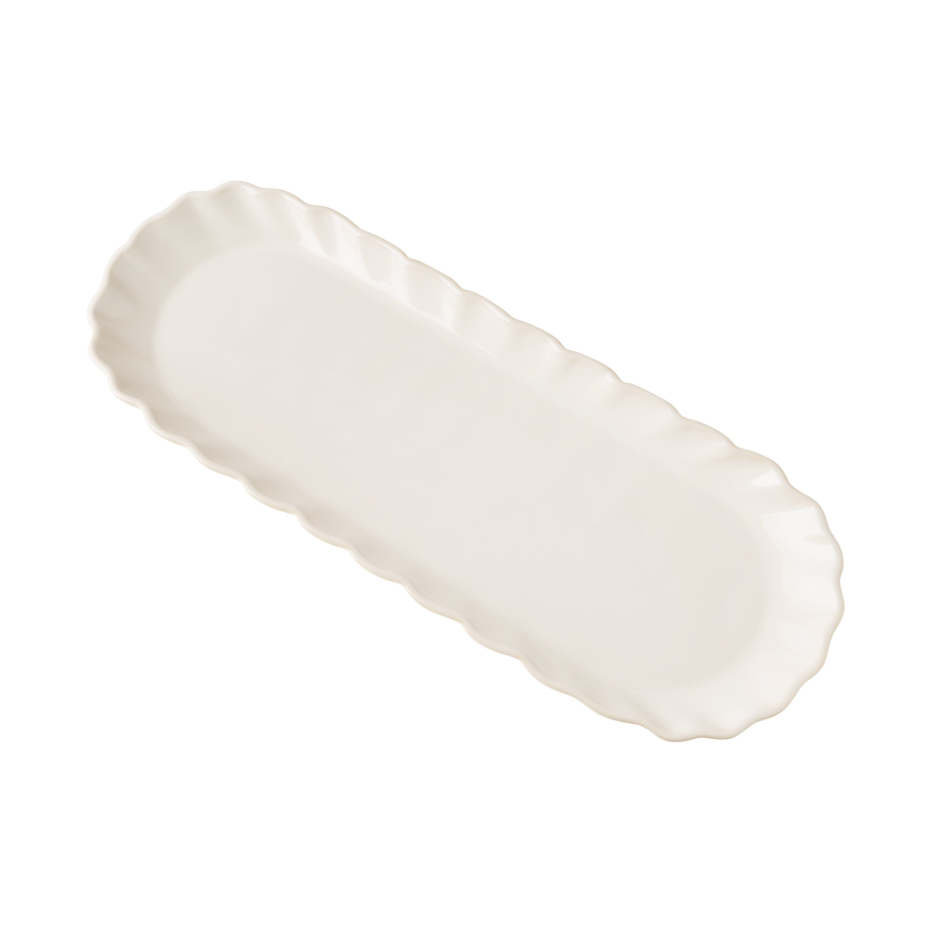 Pioneer Woman Cream Colette Tray with 3 Bowls with lids