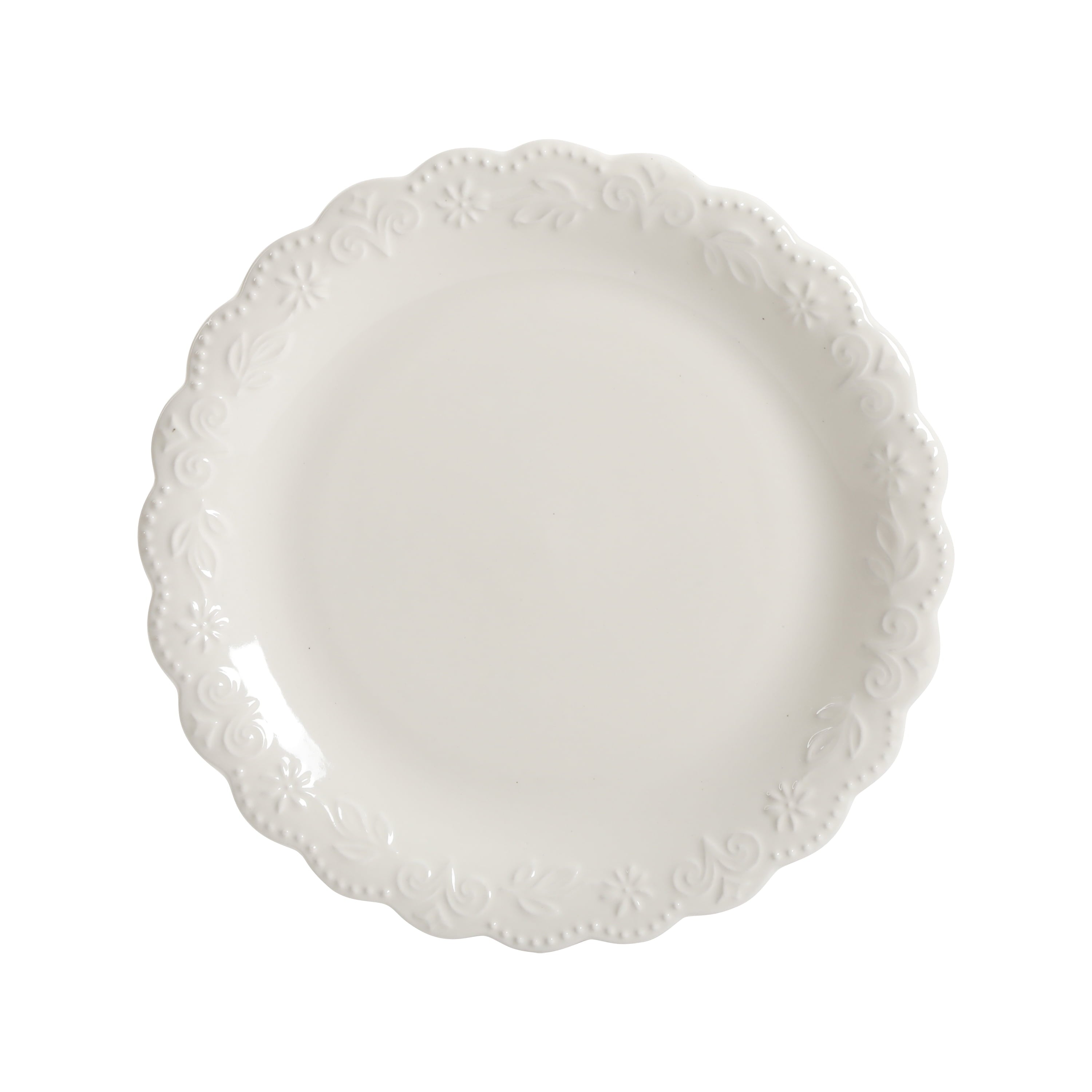 The Pioneer Woman Toni 12-Piece Plates & Bowls Dinnerware Set, Linen