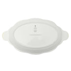 The Pioneer Woman 3-Quart Oval Pumpkin Stoneware Baker with Lid, Linen