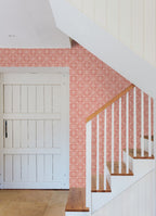 The Pioneer Woman Green Floral Geo Peel And Stick Vinyl Wallpaper, 215-in by 20.5-in, 30.75 sq. ft.