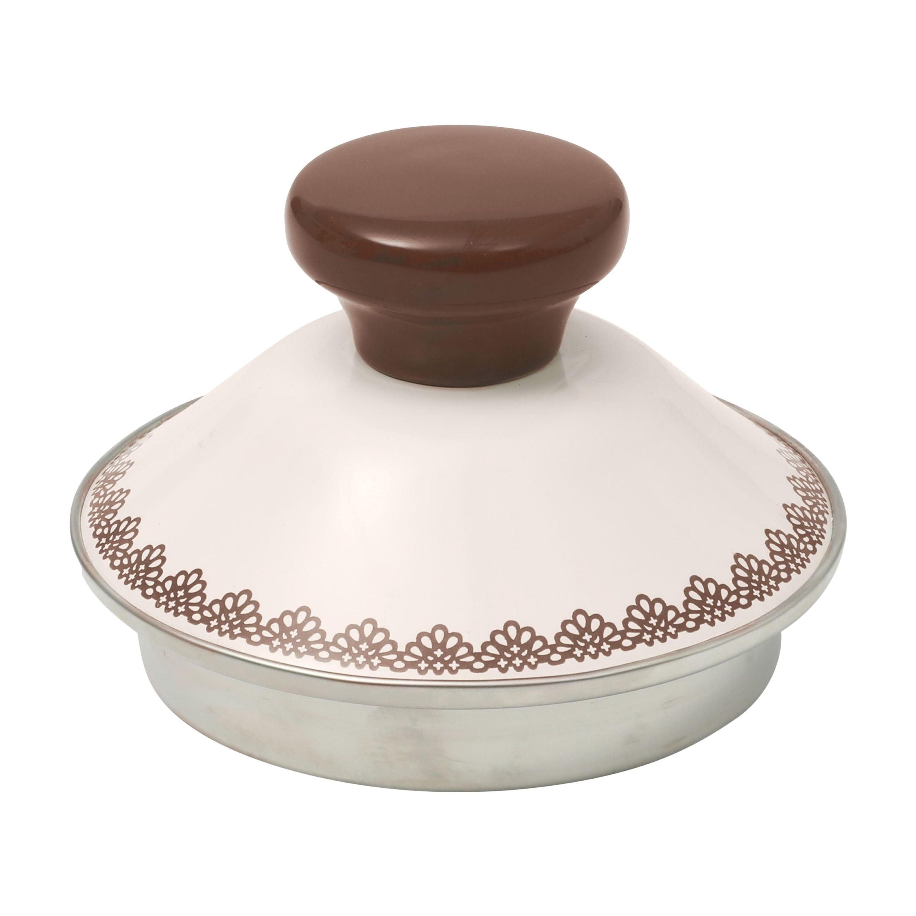 The Pioneer Woman 2.0-Quart Enamel on Steel Agatha Tea Kettle, Brown