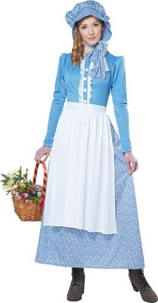 California Costumes Pioneer Woman Adult Costume: Large Female - Vintage Cottagecore Dress
