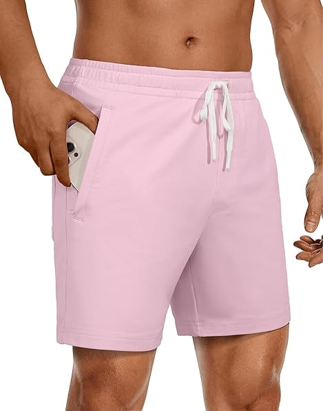 Pioneer Camp Sweat Shorts for Men 5 Inch Inseam Shorts Athletic Gym Workout Casual Cotton Shorts