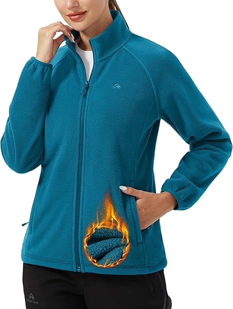 Pioneer Camp Athleisure Fleece Long Sleeve Jacket, Women's - Classic Cottagecore Essential