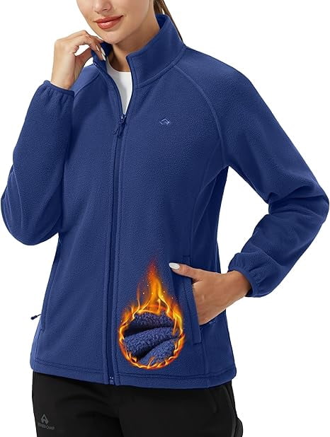 Pioneer Camp Athleisure Fleece Long Sleeve Jacket, Women's - Classic Cottagecore Essential
