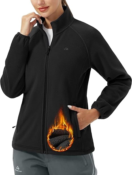 Pioneer Camp Athleisure Fleece Long Sleeve Jacket, Women's - Classic Cottagecore Essential