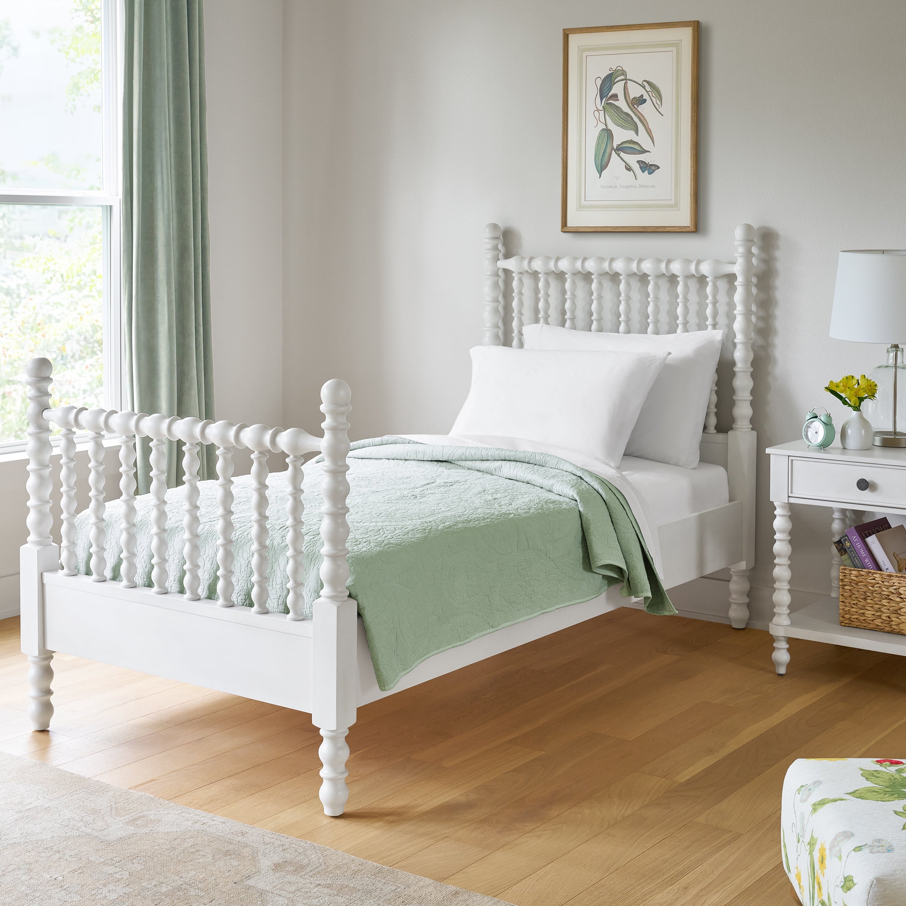 The Pioneer Woman Harper Spindle Bed, Full, Homestead Brown - Classic Cottagecore Essential