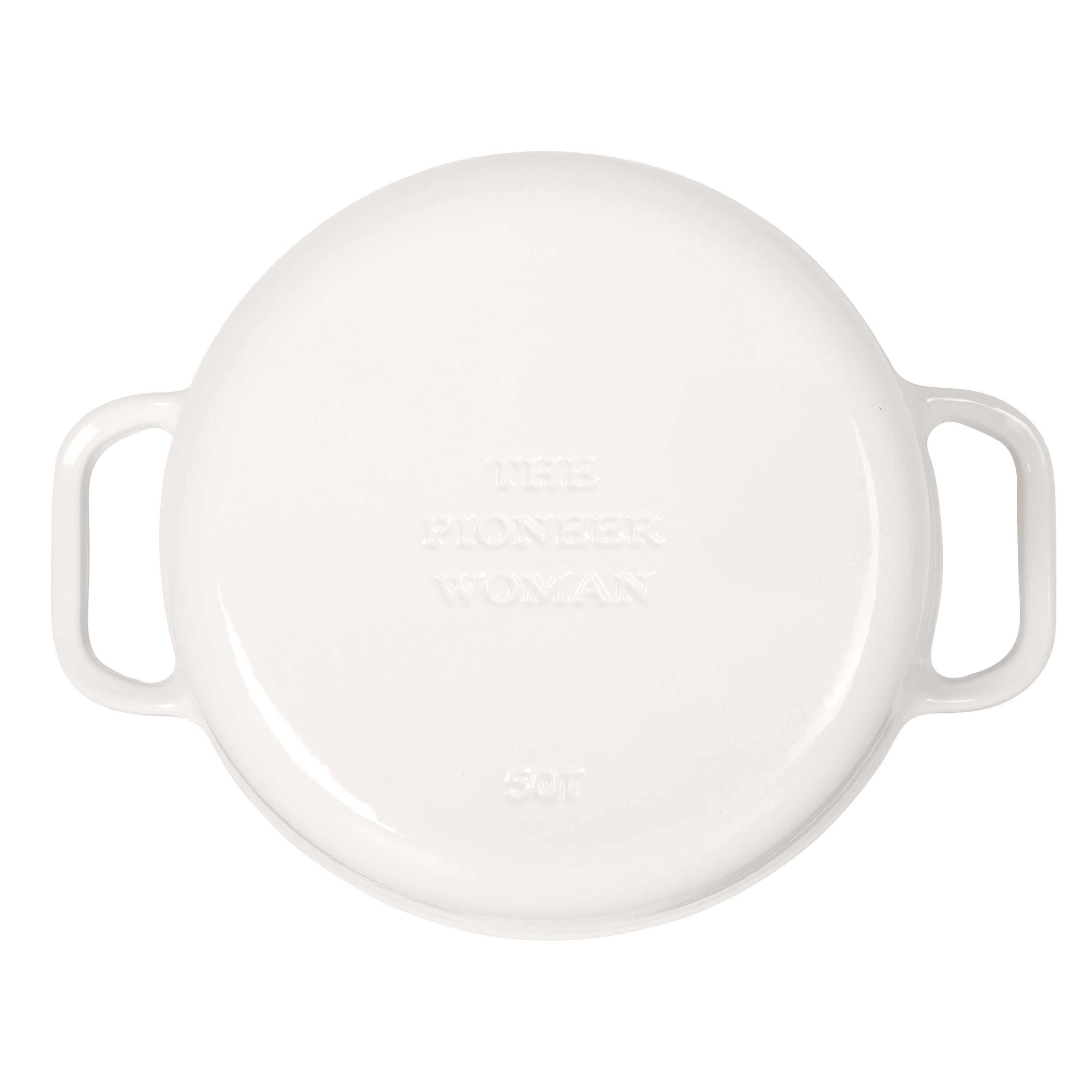 The Pioneer Woman 5-Quart Enameled Cast Iron Dutch Oven with Lid, Linen