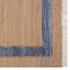 The Pioneer Woman Denim Jute Runner Rug, Natural with Blue Border, 30 x 96 Inches